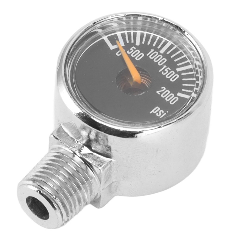 2000psi Pressure Gauge 1/8NPT Mount CO2 Cylinder Filling Pressure Meter
