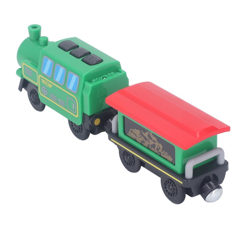Battery Operated Locomotive Train Set Light Sound Effect Interesting Play