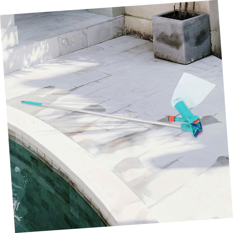 KONTONTY Versatile Pool Vacuum Long Pole Brush for Residential Commercial