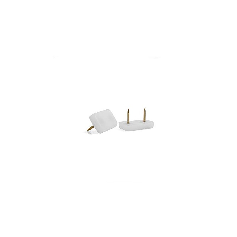 Design61 16x Furniture Gliders Plastic Glides 30 x 18 mm