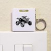 'ATV 4 Wheeler' Keyring Tape Measure/Spirit Level Tool (KM00038230)