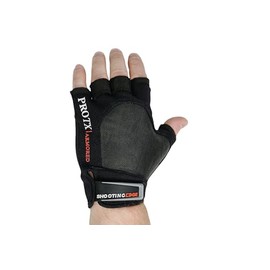 ShootingEdge ProTX | Kevlar Archery Bow Hunting Armored Hand Guard | Black | Left Bow Hand | Large