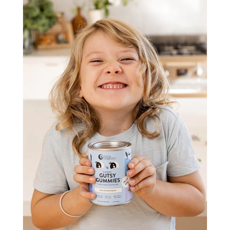 Nutra Organics Gutsy Gummies, Strawberry / 150g