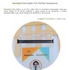 Sormasha Porta Gafete o Credencial, PVC Alta Transparencia Calibre S30
