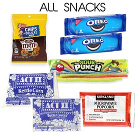 The Ultimate Game Night Gift Baskets for Family, Kids, Teens & Adults | Playing Cards & Snacks & Candy Gift Box for Teenage Birthday | Great Family Games & Movie Night or college, care package