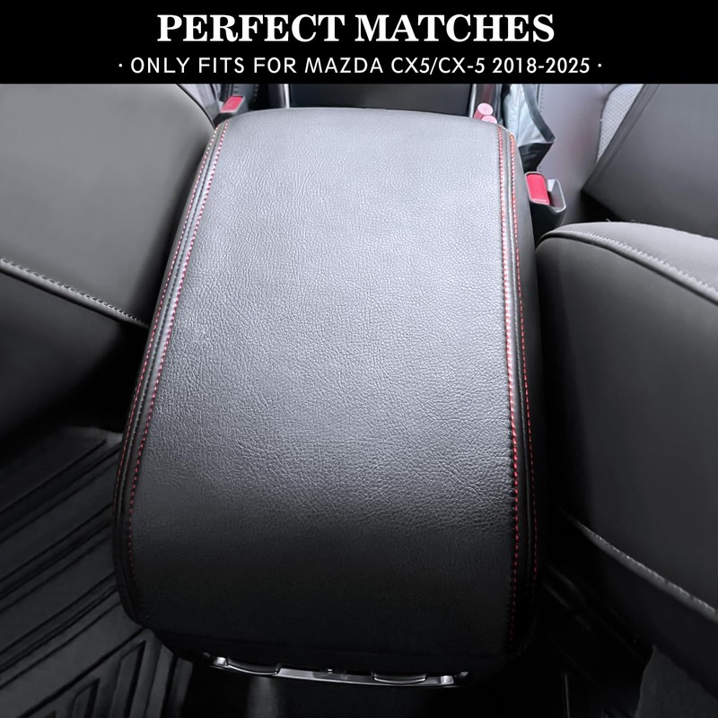 Ruautumn Car Center Console Cover for Mazda CX5/CX-5 2018-2025 Accessories,