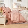 Andency Pink Queen Size Comforter Set with Sheets - 7