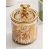 narunaru Cute Acrylic Trinket Box, Cotton, Toothpick, Interior Decoration, Lid