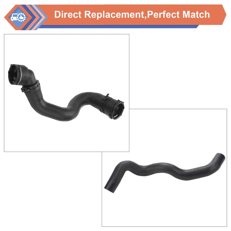 6 Pcs Engine Radiator Coolant & Heater Hose Set With