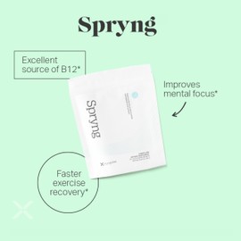 Xyngular Spryng Lemon Lime | 15 Packets | Energy & Recovery Drink Mix | Just Add Water | Infused With Electrolytes, Magnesium, Potassium, Vitamin C & B12 | Energy, Focus, & Performance