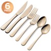 EVOLVE 18/8 Stainless Steel Silverware Set for 4 - Complete