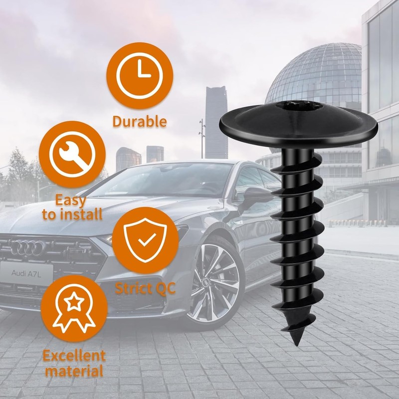20PCS Self Tapping Screws - Small Car Screws - Metal