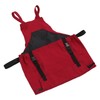 Gardening Apron Dark Red 210D PVC Waterproof Fabric Regulable Straps