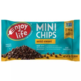ENJOY LIFE FOODS GLUTEN FREE ALLERY FRIENDLY SEMISWEET MINI CHOC-CHIPS-PAC