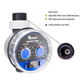 Yardeen Water Hose Timer fogging Seconds Watering Automatic Electronic Water Timer Home Garden Controller