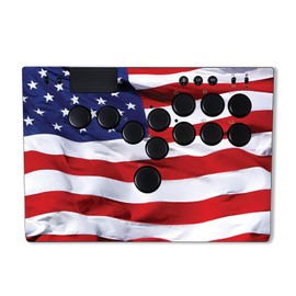 MightySkins Skin Compatible with Razer Kitsune - American Flag | Protective, Durable, and Unique Vinyl Decal wrap Cover | Easy to Apply & Change Styles | Made in The USA