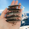5 Pcs Sea Fishing Tackle - Bionic Fish Hooks &