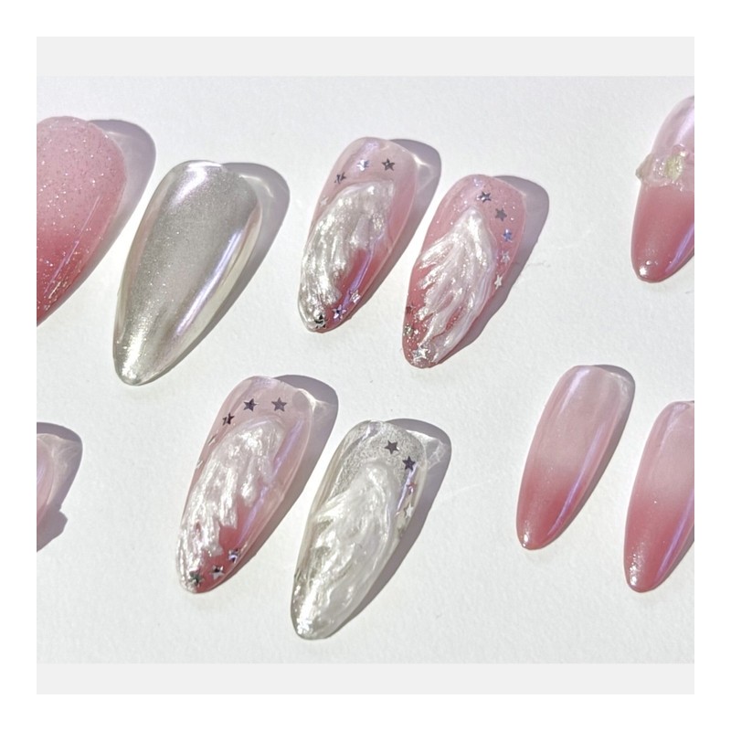 [Dream] Handmade nail tips - Stiletto / [꿈 Dream] 수제네일팁