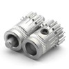 Dual Gear Assembly Kit Upgrade Extruder Red Wheel Kit 3D