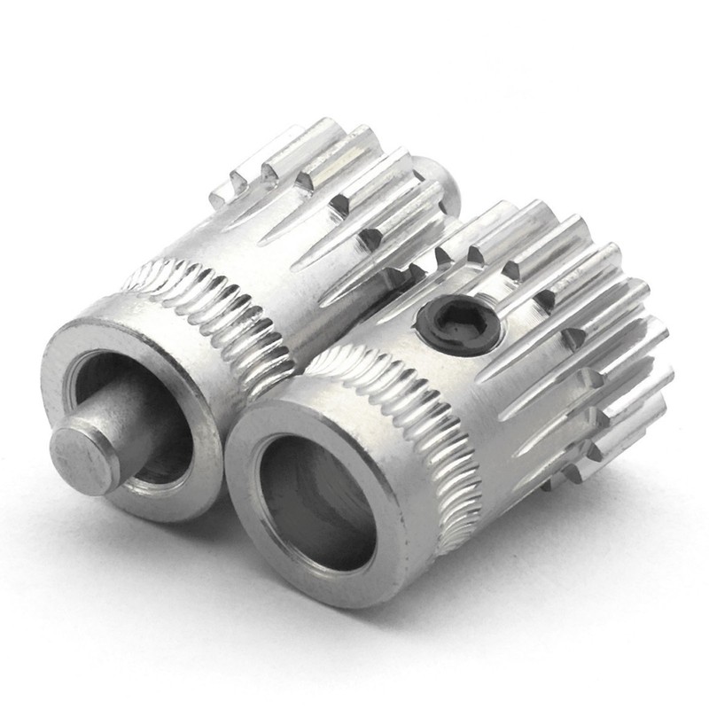 Dual Gear Assembly Kit Upgrade Extruder Red Wheel Kit 3D