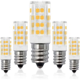 Becuice 220V AC e14 Screw Base LED Light Bulbs 40 Watt Incandescent Bulb Equivalent European Base Replacement Non-Dimmable 400LM(White, 3W # AC 220V-240 Volts)