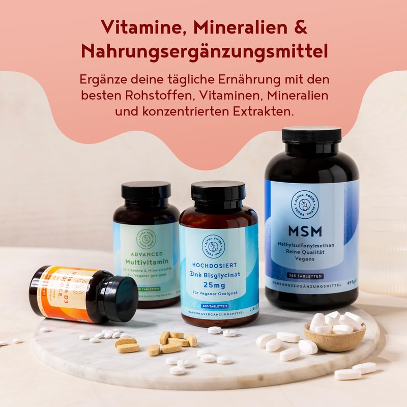 Vitamin B Complex | 400 Highly Effective Vegan Tablets (1