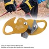 Self Braking Stop Descender for 11‑12.5mm Rope Clamp Grab Rescue