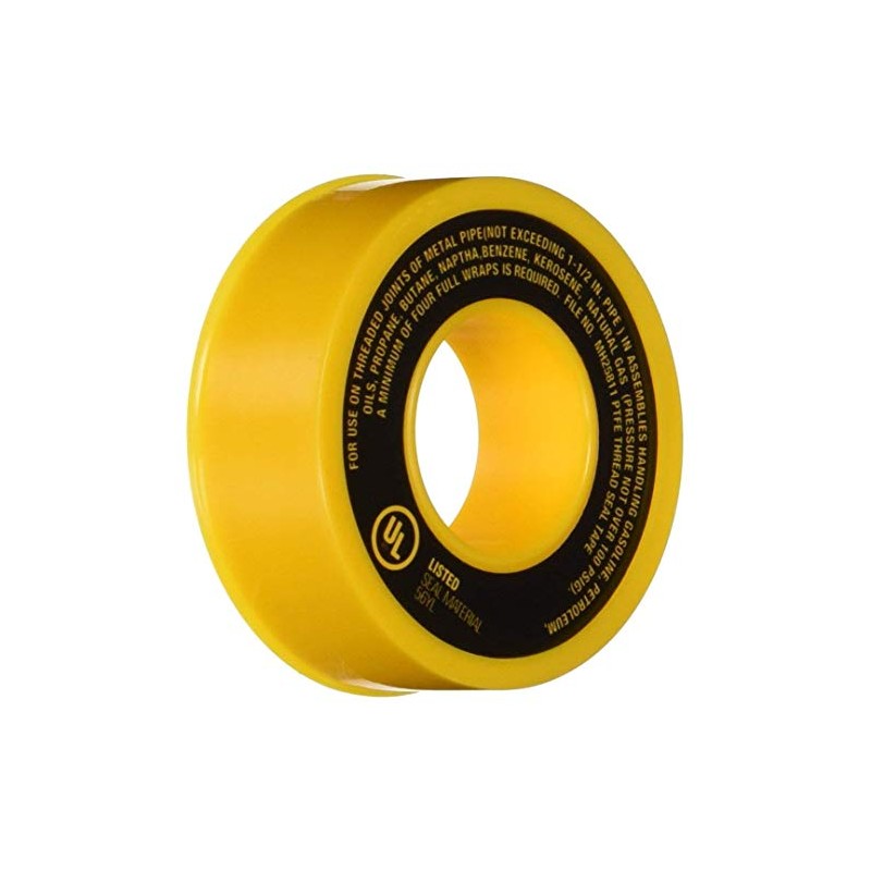 Harvey 017065 Gas Line PTFE Thread Seal Tape (4 Pack)