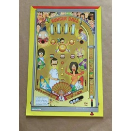 SDCC 2019 PROMO PRINT POSTER FROM FOX BOOTH BOBS BURGERS SIZE 12 X 18 INCHES