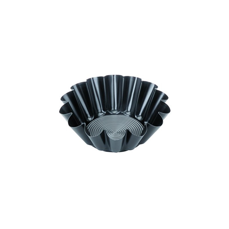 IBILI Brioche Mould Moka 21 cm, rolled steel plate Black,