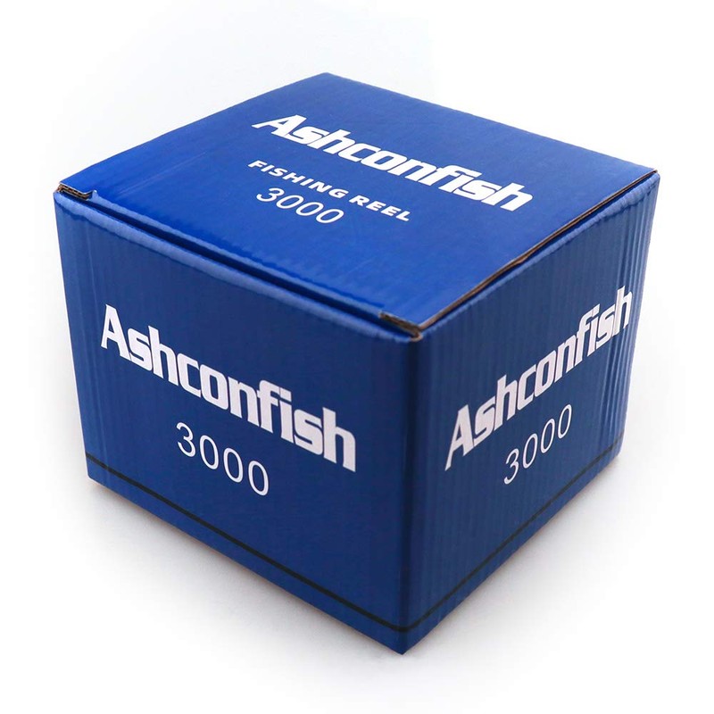 Ashconfish Metal Spinning Reel, High Precision CNC Machined EVA Handle