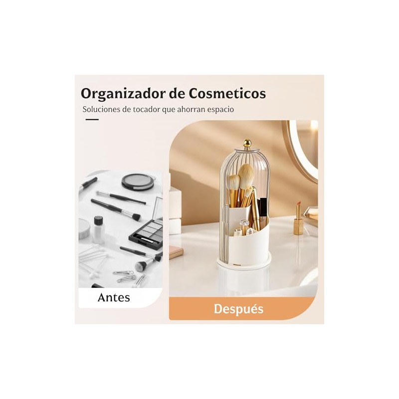 Organizador de Maquillaje Giratorio 360 Grados