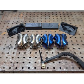 X90 X Pipe 90 Degree Mandrel Bent Elbow Titanium Stainless Aluminum by Rapid 3D USA (3 Inch 1D CLR)