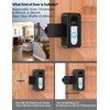 Anti-Theft Video Doorbell Mount, No-Drill Mounting Bracket for Apartment Renters