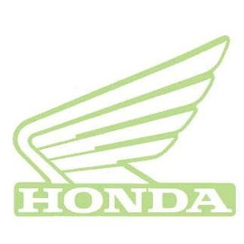 Toyo Mark HONDA Sticker White 3.1 x 2.5 inches (78 x 64 mm) R-319