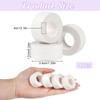 4 Rolls Label Tape Suitable for Label Printers Waterproof Label