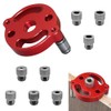 Woodworking Center Finder Kit, Drill Guide Locator with 3/4/5/6/7/8/9/10mm Drills