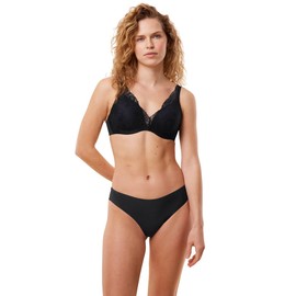 Triumph Women's Body Makeup Illusion Lace Wp Bra, black, 90C