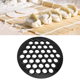 Russian Ravioli Maker Dumplings Aluminum Alloy Pelmeni Maker Pelmeni Meat Dumplings Maker 37 Holes Russian Ravioli Maker Dumplings (Black)