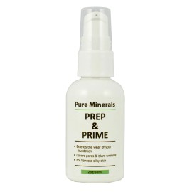 Pure Minerals Prep & Prime Foundation Primer Clear 1.0 FL. OZ. 30 ml