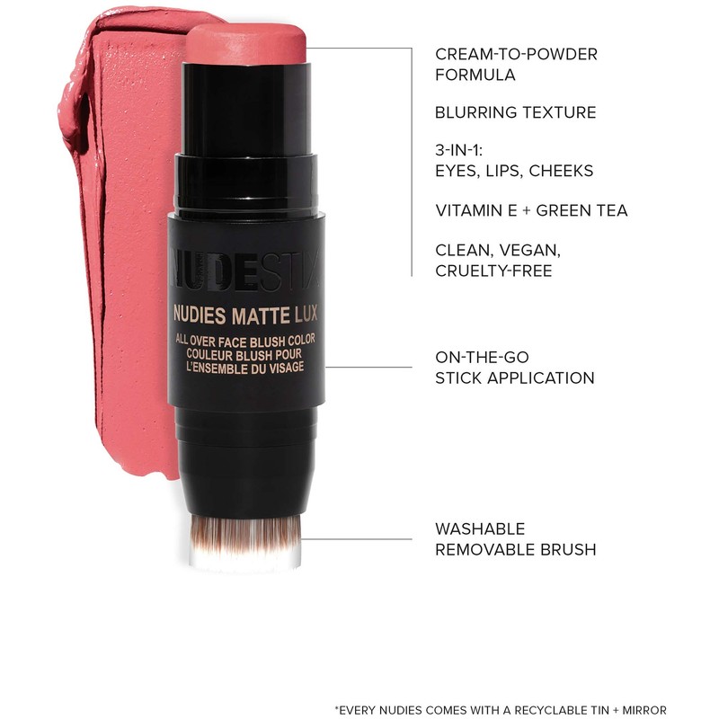 NUDESTIX Nudies Matte Lux All Over Face Blush Colour 7g