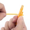Pndeyo 10pcs Mini Wire Stripper with Secure Finger Loop, Small
