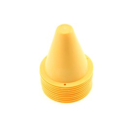 Olive-G Mini Marker Cones Yellow 3.1 inches (8 cm) Set of 10 for Cornering, Point Marking, Etc