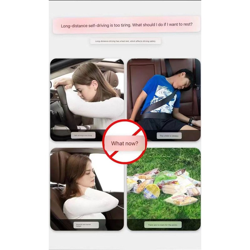 Non-Inflatable Car Mattress, Portable Car Back Seat Folding Bed, Car
