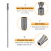 sourcing map 3pcs TT27 Security Torx Head Screwdriver Bit 8"