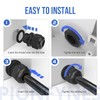 PIONFYNES 20PCS PG16 Cable Gland Waterproof Adjustable 10-14mm/0.39-0.55inch Nylon Cable