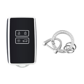 OFFCURVE Car Key Case, Key Cover, Car Key Protective Case with Key Fob for Renault Clio Espace 5 Master Talisman Megane Duster Megane Kadjar Captur Zoe Scenic