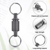 NQEUEPN Quick Release Keychain, Pull Apart Detachable Keychain Titanium Double