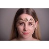 Pack of 12 Face Glitter Stone Stickers Festival Glitter Make