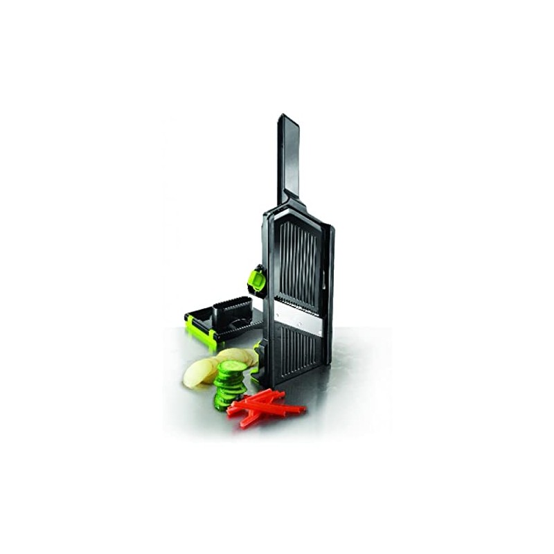 IBILI Manual Slicer Set 32 cm, Stainless Steel, Black/Green/Silver, 32